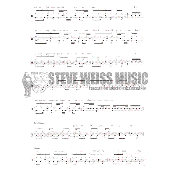 Hal Leonard Drum Play-Along-Modern Rock vol. 4 (Book & CD)