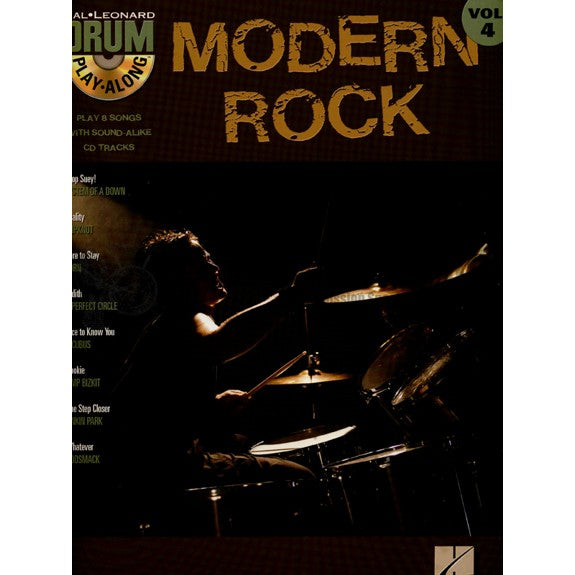 Hal Leonard Drum Play-Along-Modern Rock vol. 4 (Book & CD)