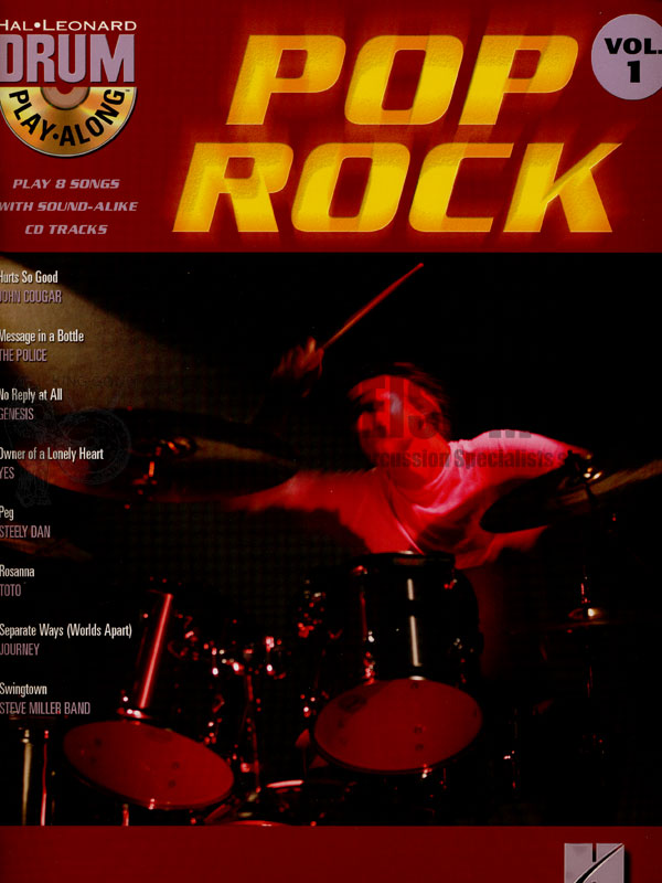 Hal Leonard Drum Play-Along-Pop Rock vol. 1 (online audio access included)