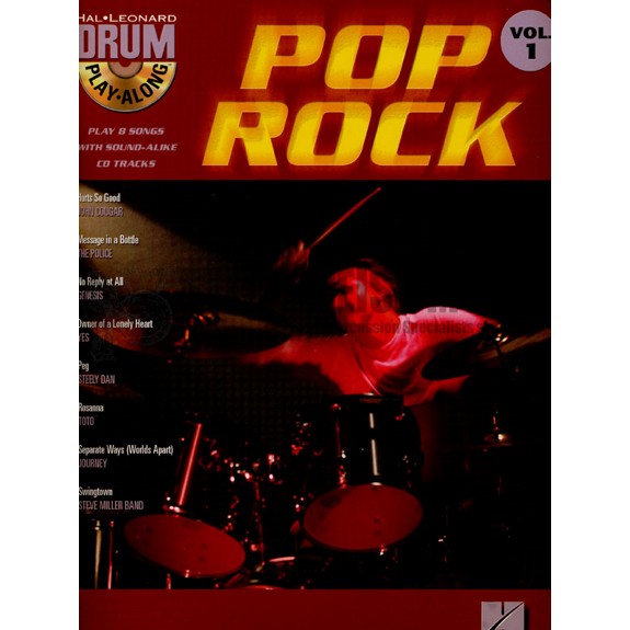 Hal Leonard Drum Play-Along-Pop Rock vol. 1 (online audio access included)