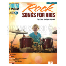 Hal Leonard Drum Play-Along-Rock Songs for Kids vol. 41 (Audio Access Included)
