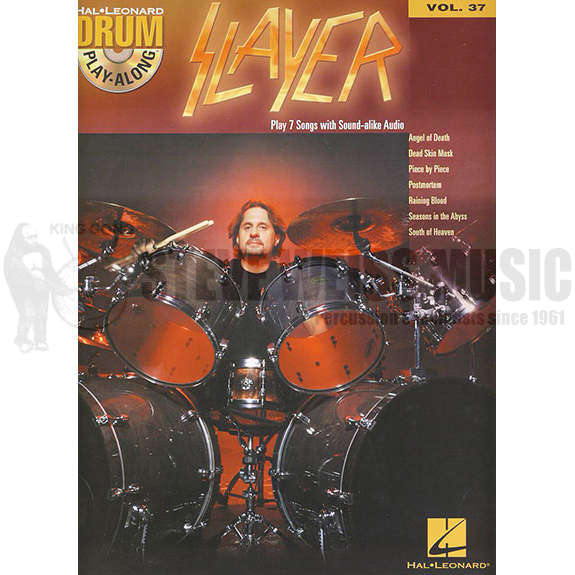 Hal Leonard Drum Play-Along-Slayer vol. 37 (CD)