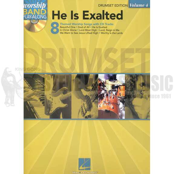 Hal Leonard-Worship Band Playalong vol. 4: He Is Exalted (BK/CD)