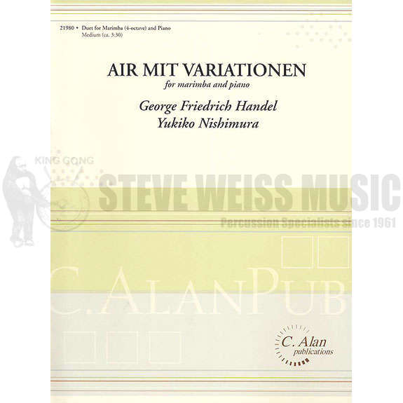 Handel-Air Mit Variationen arr. Nishimura (SP)-M/PN