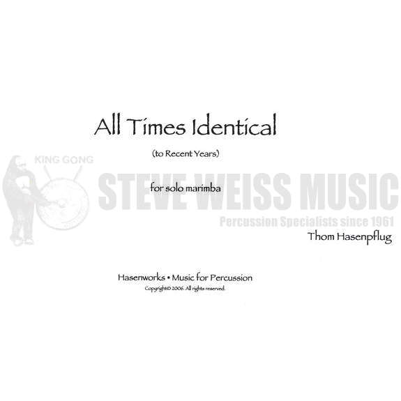 Hasenpflug-All Times Identical-M