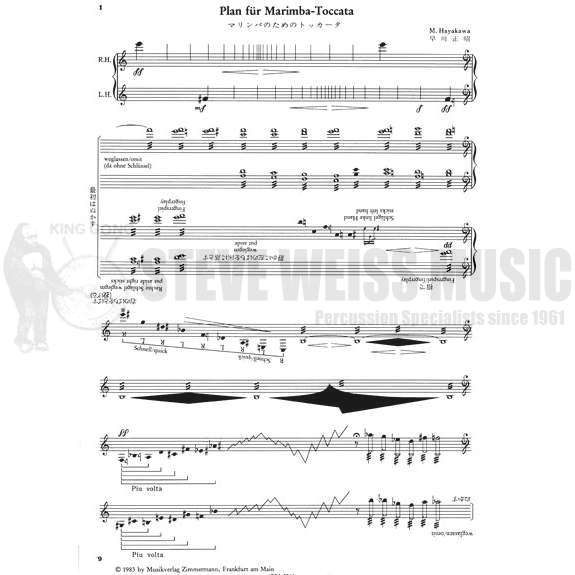 Hayakawa-Plan fur Marimba-M