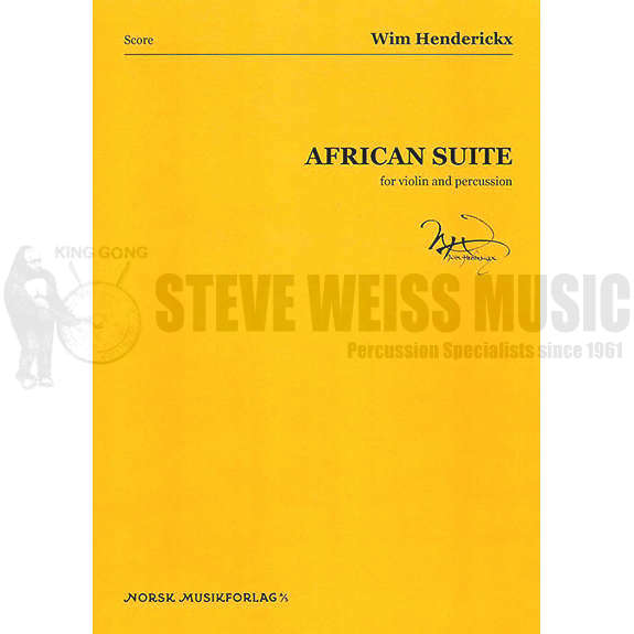 Henderickx-African Suite (violin version) (SP)-P/VN