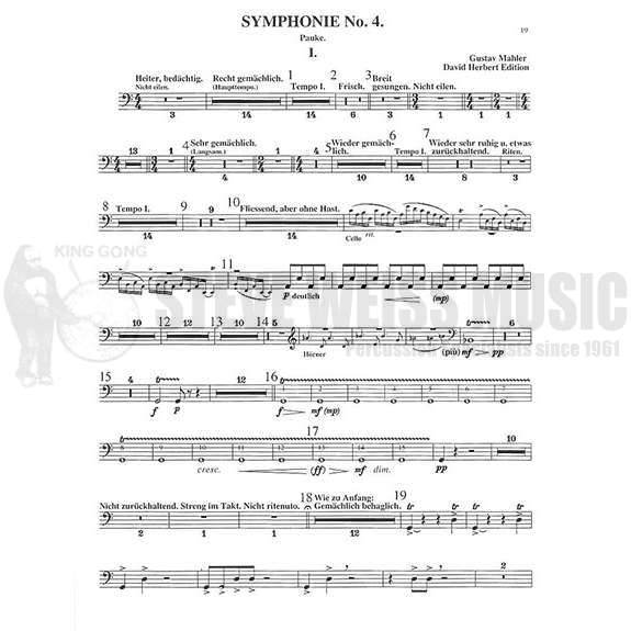 Herbert-Symphonic Repertoire for Timpani: Mahler Symphonies No. 4, 5 and 6