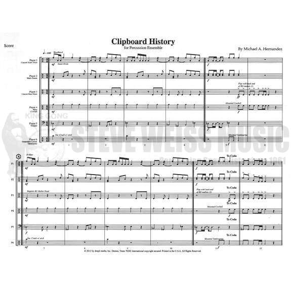 Hernandez-Clipboard History (SP)-4T/P