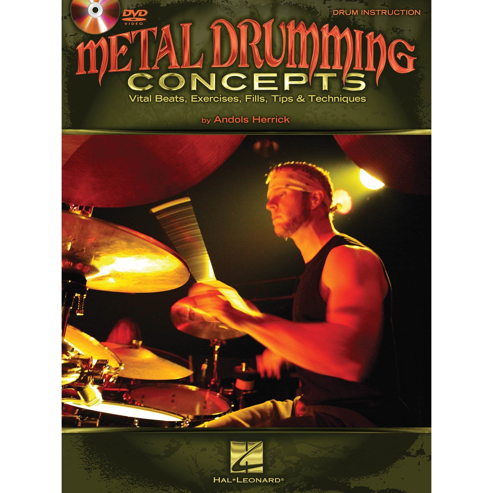 Herrick-Metal Drumming Concepts (book w/DVD)