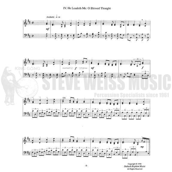 Heslink-Five Hymns for Marimba-M