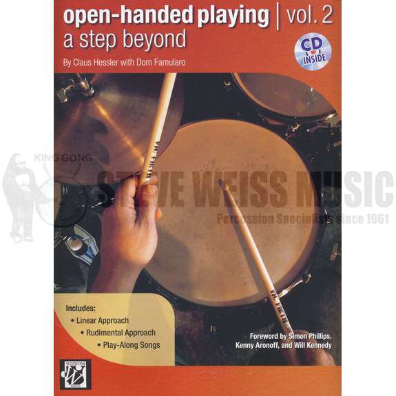 Hessler/Famularo-Open Handed Playing Volume 2: A Step Beyond (w/CD)