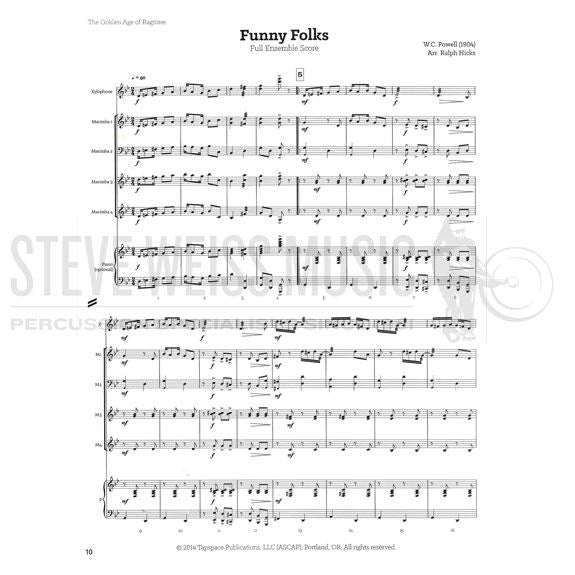 Hicks/Rath-Golden Age of Ragtime, The (SP)-X/2M (4 players)/opt. PN