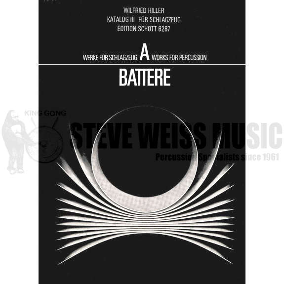Hiller-Catalog III for Percussion-P/3T/B/X/2M