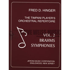 Hinger-Timpani Player's Orchestral Repertoire Vol. II-Brahms