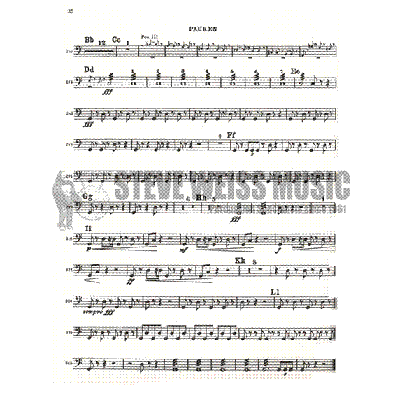 Hinger-Timpani Player's Orchestral Repertoire Vol. III-Tchaikovsky