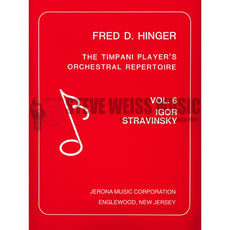 Hinger-Timpani Player's Orchestral Repertoire Vol. VI-Stravinsky