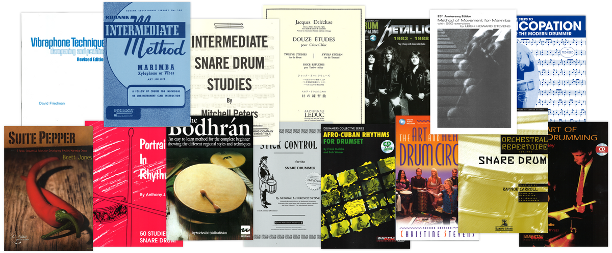 Various method books.