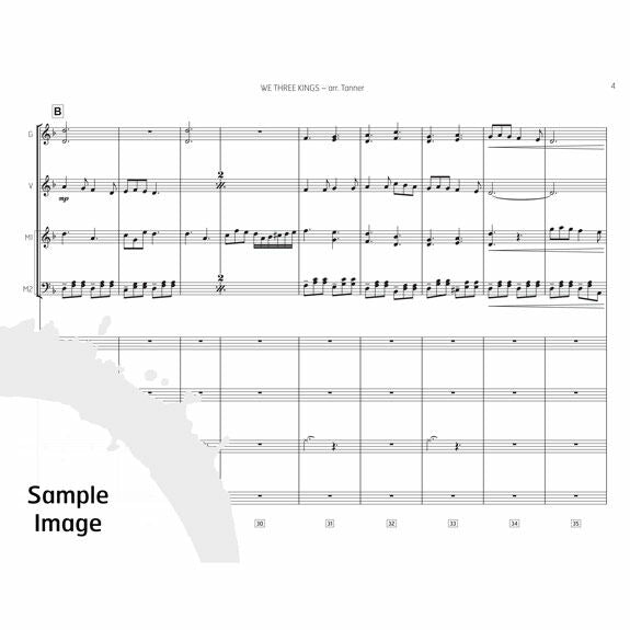 Hopkins-We Three Kings arr. Tanner (SP)-B/V/2M/P