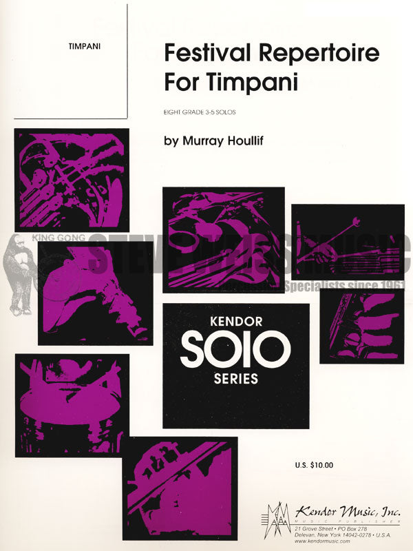 Houllif-Festival Repertoire for Timpani