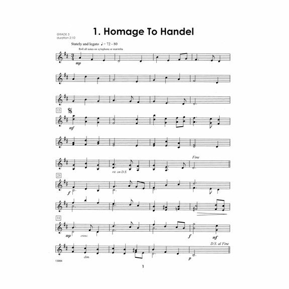 Houllif-More Contest Solos for the Intermediate Mallet Player