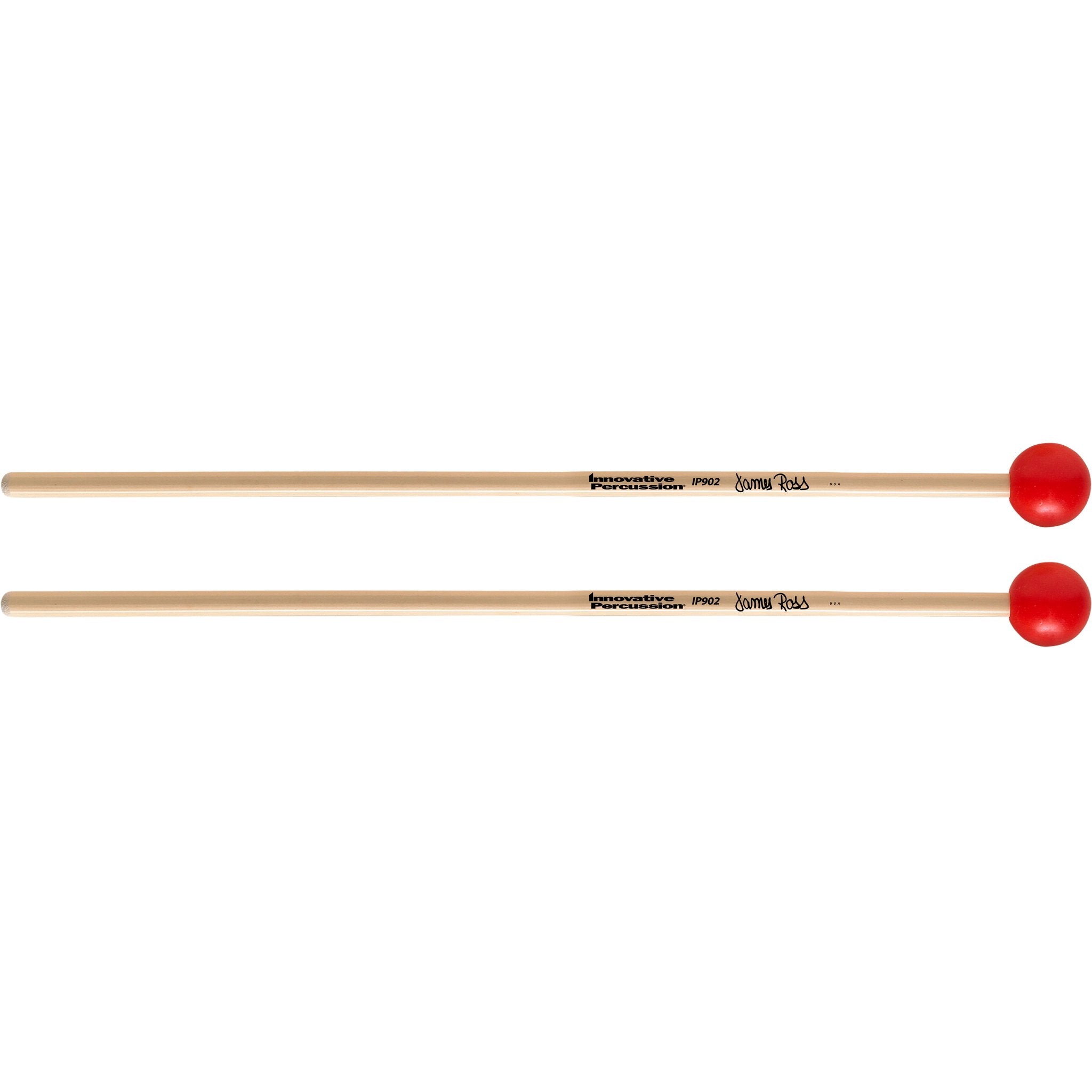 Innovative Percussion James Ross IP902 Med Soft Xylophone Bell Mallets