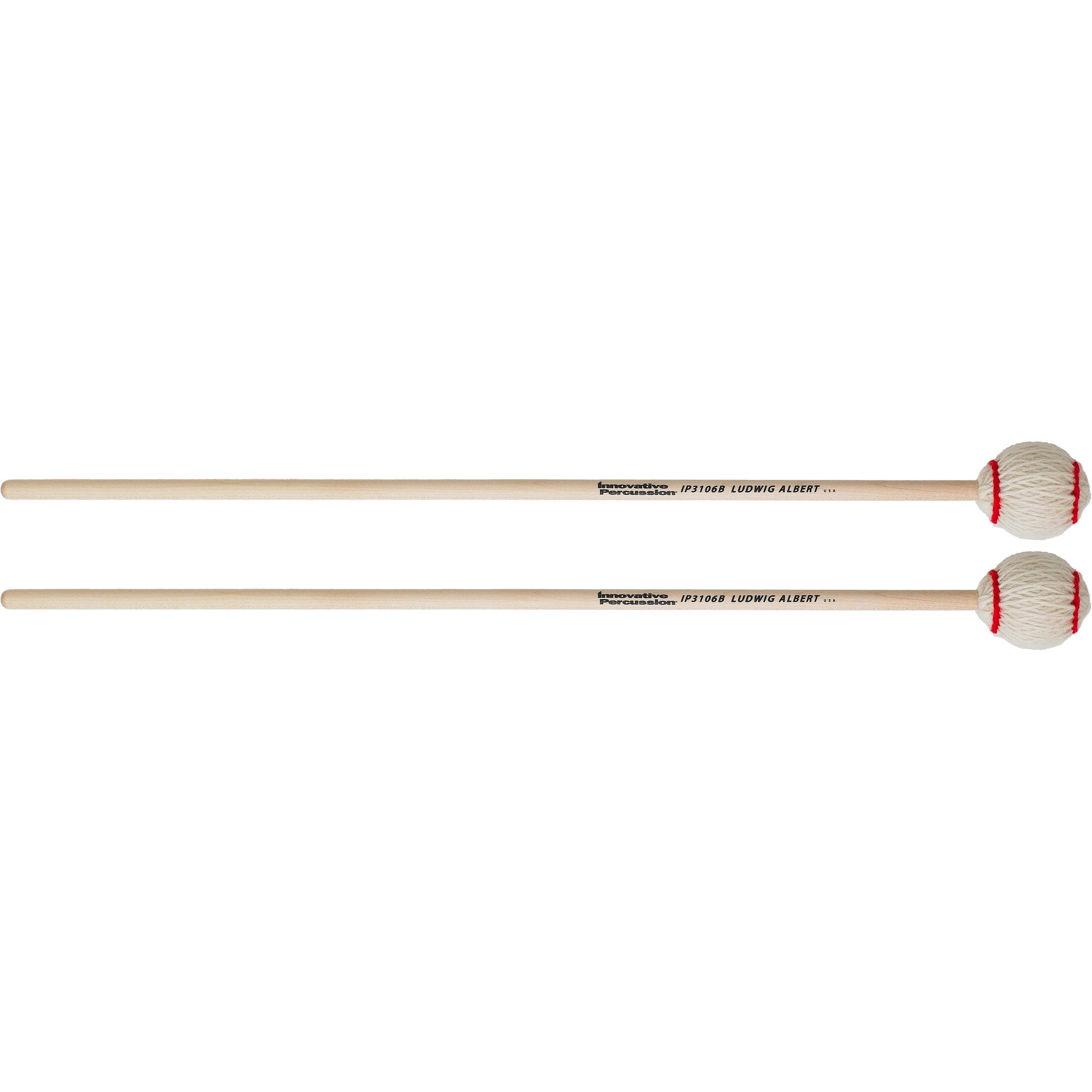 Innovative Percussion Ludwig Albert IP3106B Medium Hard Marimba Mallets