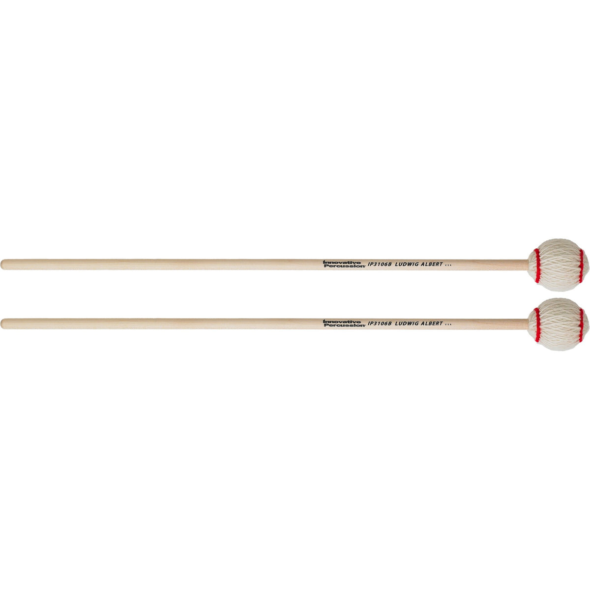 Innovative Percussion Ludwig Albert IP3106B Medium Hard Marimba Mallets