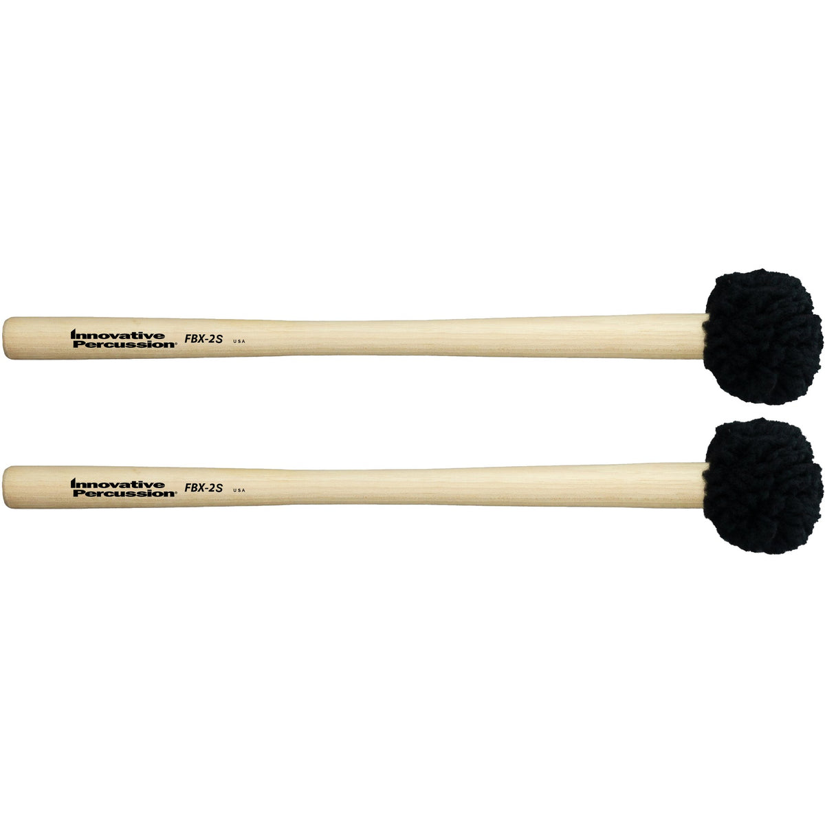Innovative Percussion Soft Marching Bass Drum Mallets FBX2S Pair