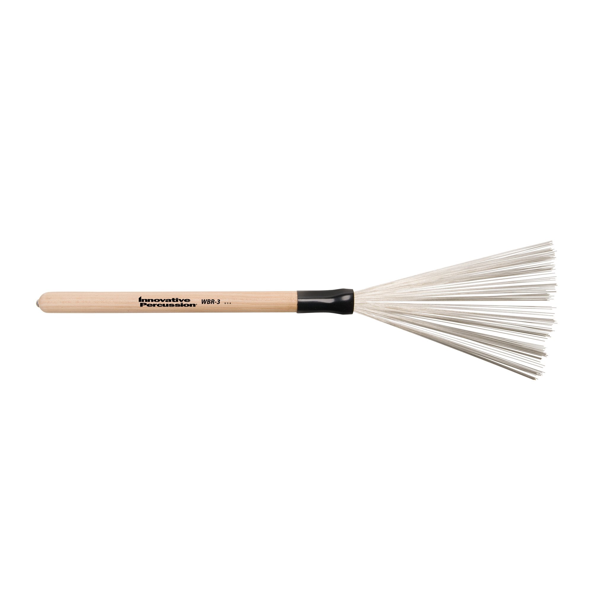 Innovative Percussion WBR3 Medium Wire Wood Handle Brushes