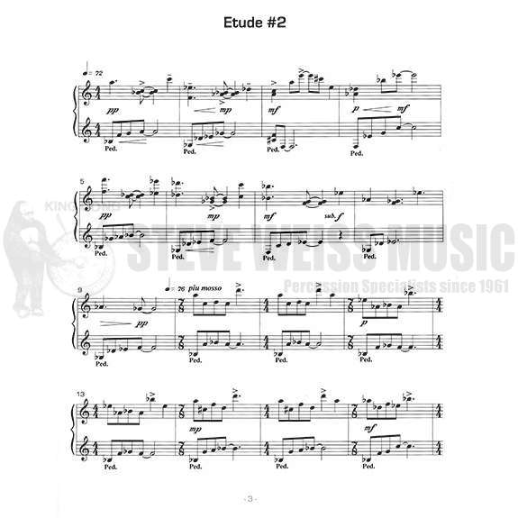 Johnson, D.-Fifteen Etudes for Vibraphone-V