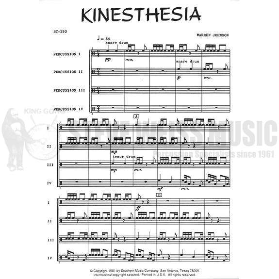 Johnson, W.-Kinesthesia(SP)-P