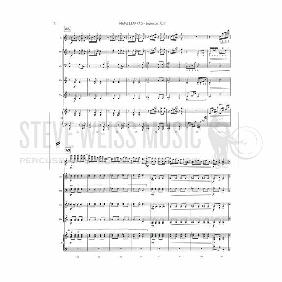 Joplin-Maple Leaf Rag arr. Rath (SP)-X/4M/opt. PN or X/PN