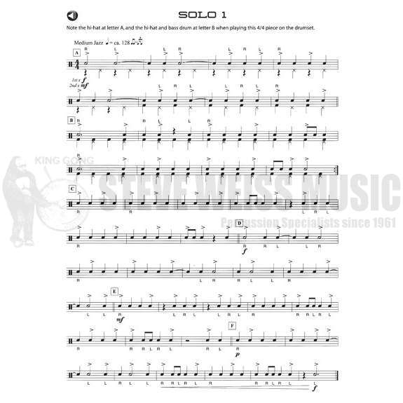 Karas-50 Syncopated Snare Drum Solos (Audio Access Included)