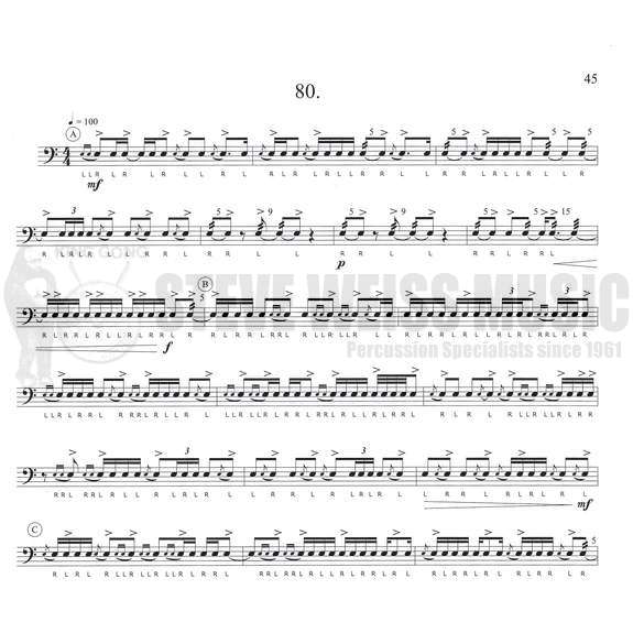Karas-Rudimental Rock-Jazz Etudes (Online Audio Access Included)