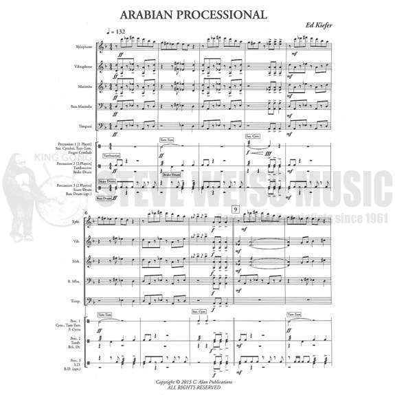 Kiefer-Arabian Processional (SP)-V/X/M/BM/4T/P