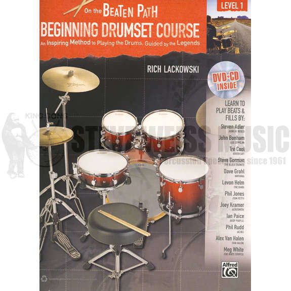 Lackowski-On the Beaten Path Beginning Drumset Course level 1 (CD/DVD)