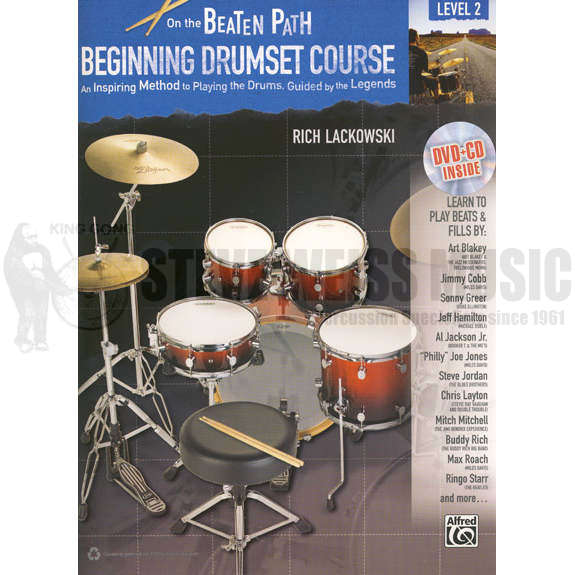 Lackowski-On the Beaten Path Beginning Drumset Course level 2 (CD/DVD)