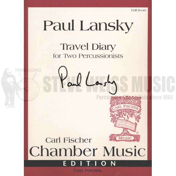Lansky-Travel Diary (SCORE ONLY)-B/V/Cro./P