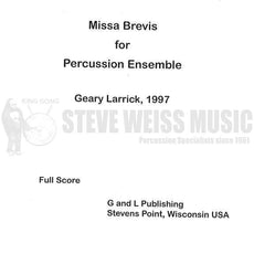 Larrick-Missa Brevis(S)