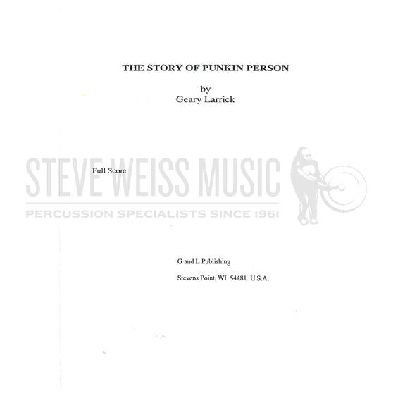 Larrick-Story of Punkin Person-DS-Narr./Brass Quintet