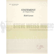 Larson-Statement for Five Timpani and Piano (new version) (SP)-5T/PN
