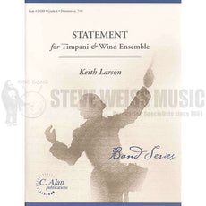 Larson-Statement for Timpani & Wind Ensemble (SP)-5T/Wind ens.