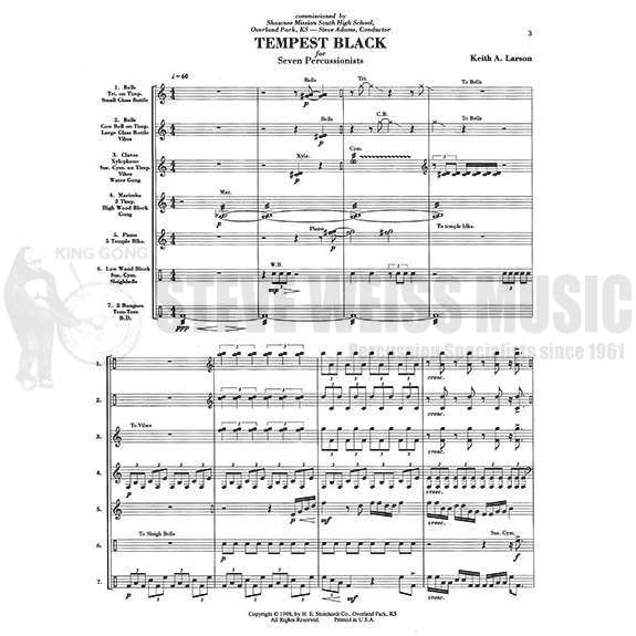 Larson-Tempest Black (original version)(SP)-2B/V/X/M/4T/P/PN