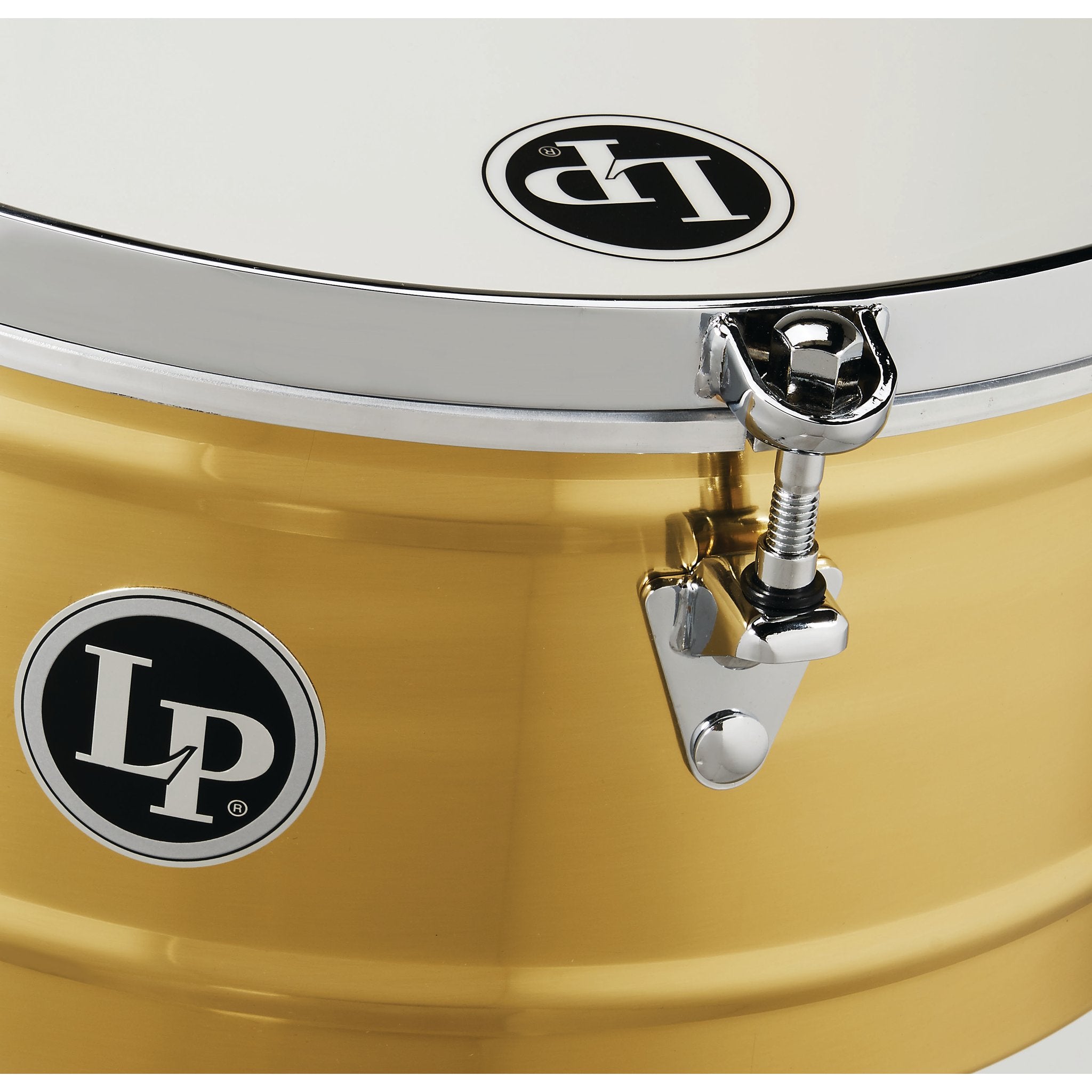 LP 14" Single Brass Timbale with Mount - Image 2