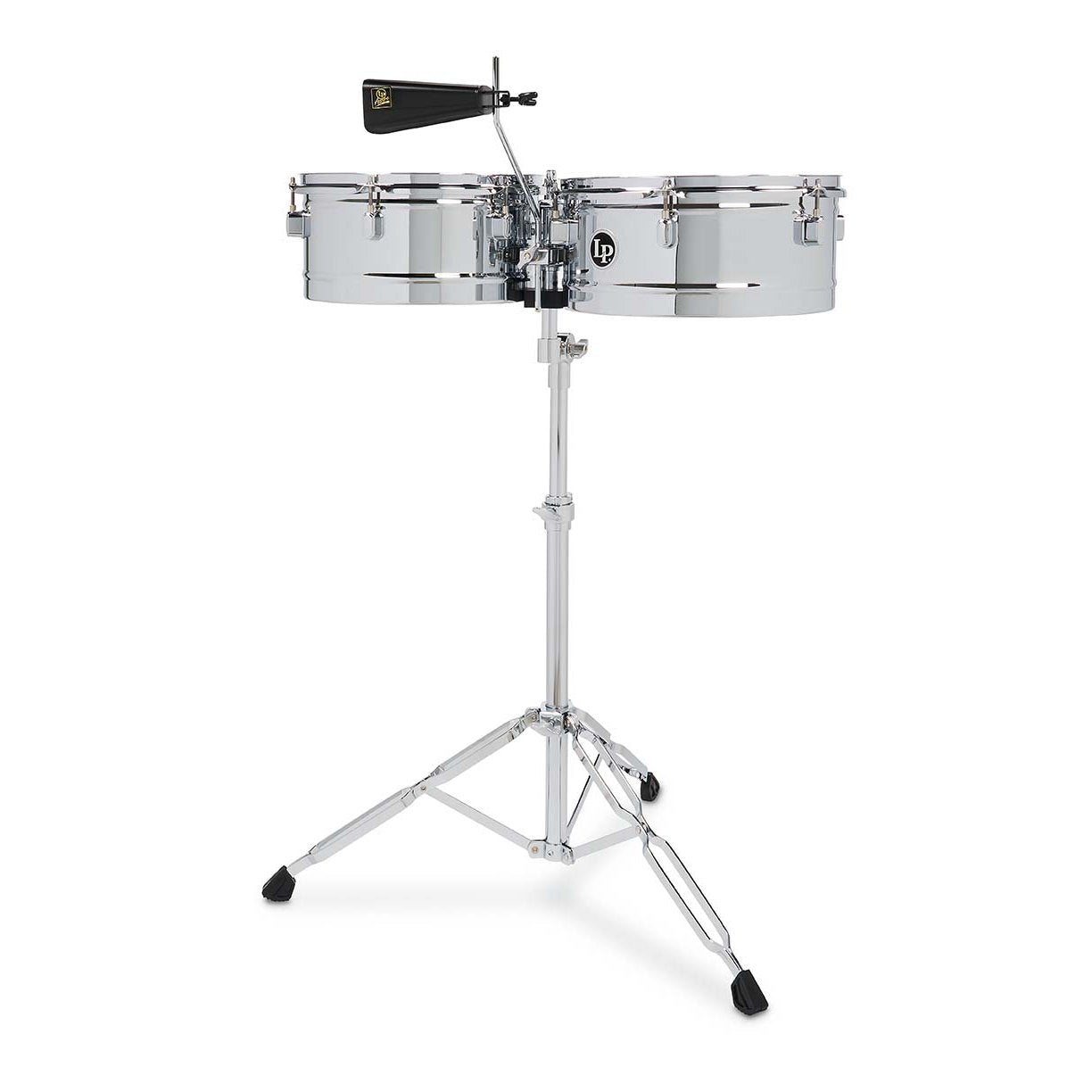 LP Aspire Timbales - 13/14 Chrome Finish (LPA256) - Image 1