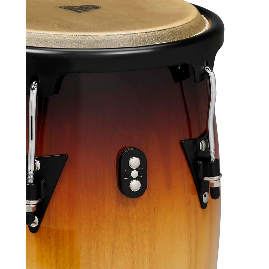 LP Aspire Wood Conga Set with Stand - 10" & 11" - Vintage Sunburst - Image 4