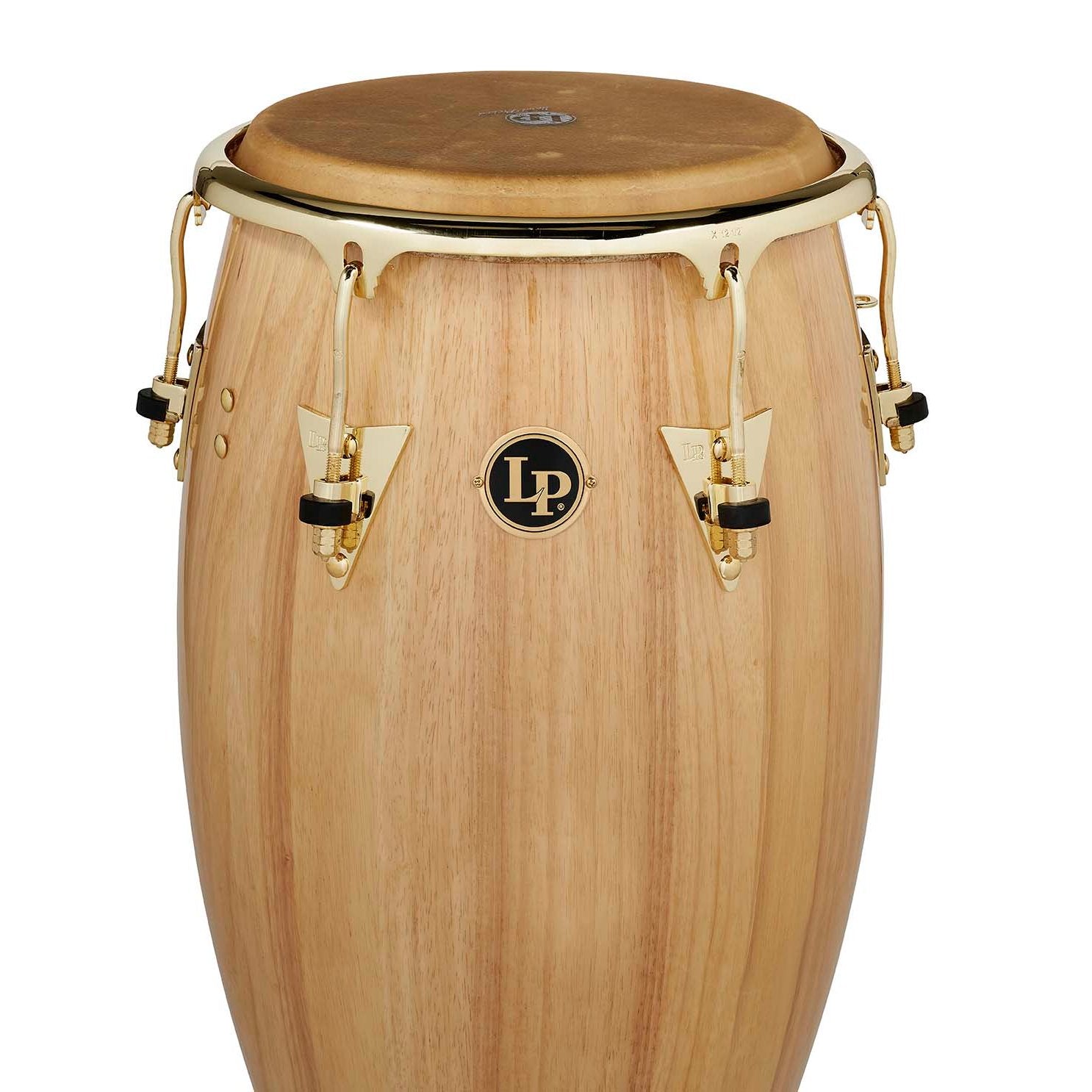 LP Classic Wood Conga with Gold Hardware - 11.75" - Natural Wood - Image 2