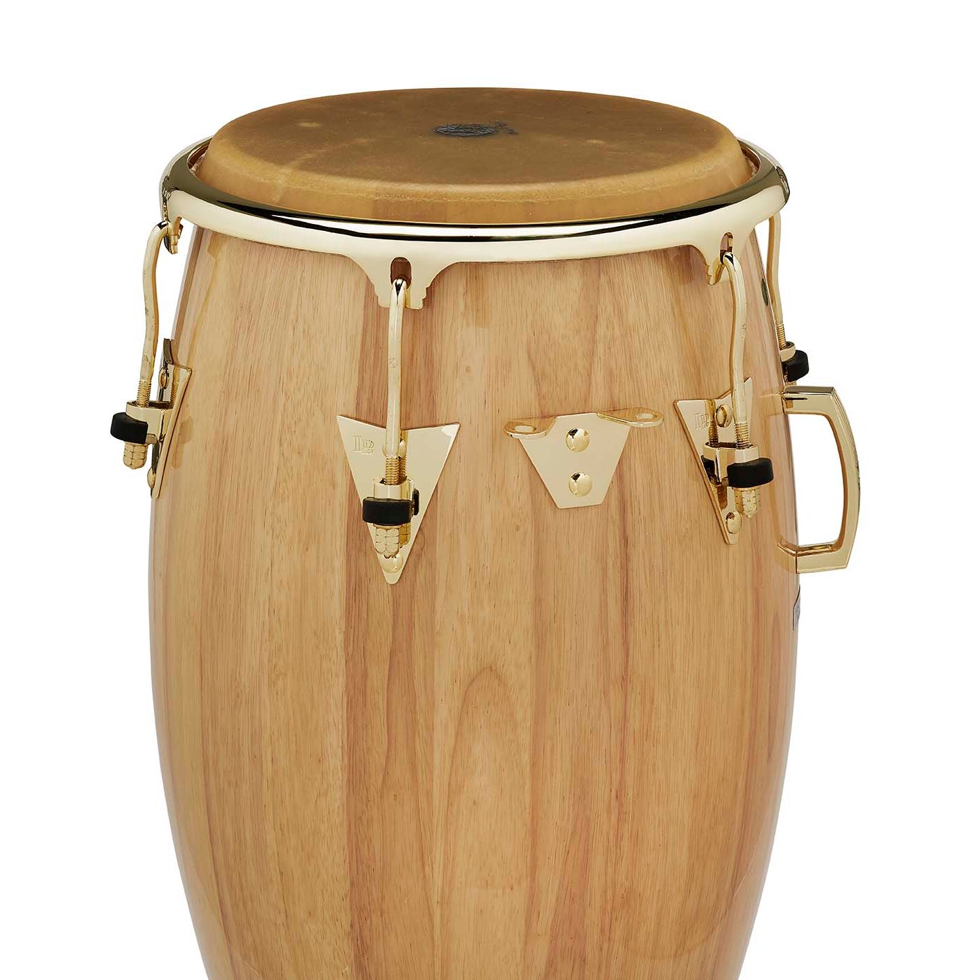 LP Classic Wood Conga with Gold Hardware - 11.75" - Natural Wood - Image 3