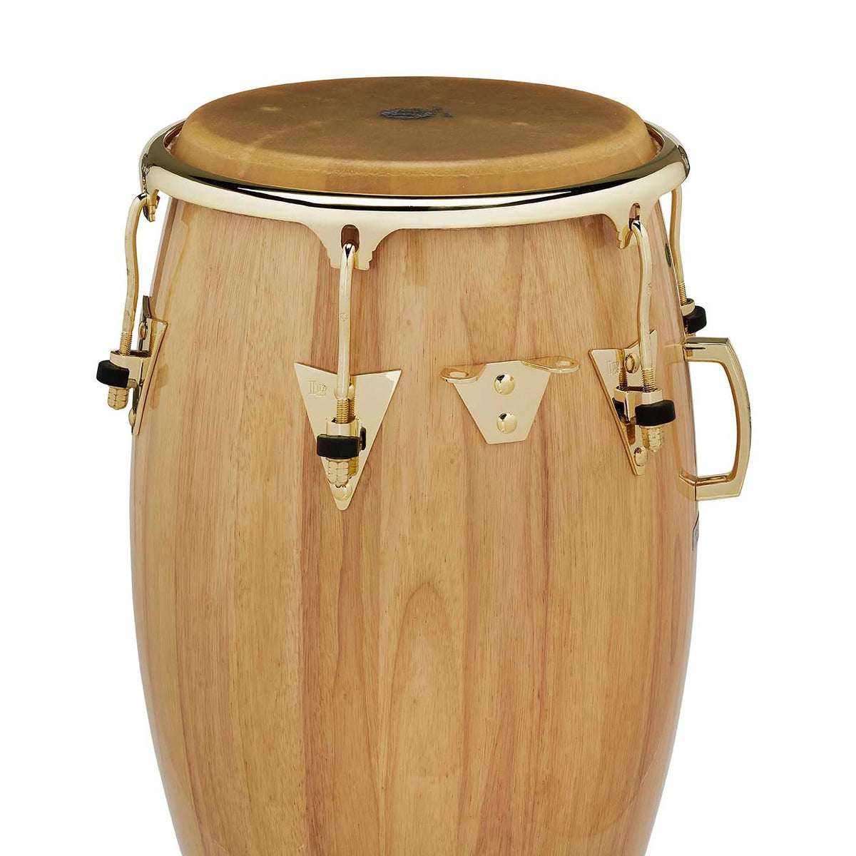 LP Classic Wood Conga with Gold Hardware - 11.75" - Natural Wood - Image 3